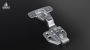 Premium forged metal hydraulic iron hinge durable two way <b>clip</b> on secure fitting modern cabinet furniture hardware design - Product Image 4