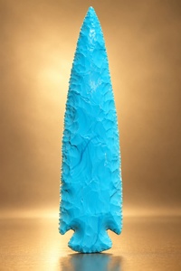 Vente en gros de pointes de flèche en pierre turquoise, faites à la main, en cristal, pierres précieuses, cadeau, objet de collection - Product Image 5