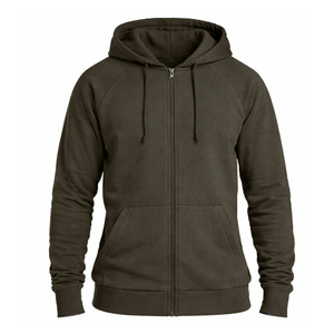 Sweat-shirts pour hommes en gros, coupe ample, fermeture éclair frontale, polyester et coton, automne, impression de logo personnalisée - Product Image 5