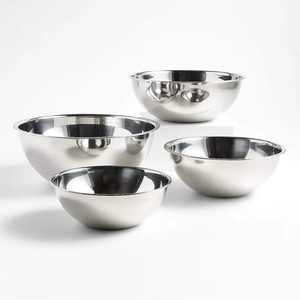 Stainless Steel Wavy Rim <b>Salad</b> Serving Bowl Hammered Texture Dishwasher Safe Microwave Oven Safe Unique Wave Edge Design <b>Salad</b> - Product Image 2