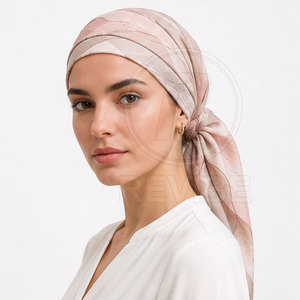 Elegant Fashion Style Women Head <b>Scarves</b> <b>Square</b> <b>Silk</b> Soft Feel Breathable Modern Outfits Daily Wear - Product Image 3