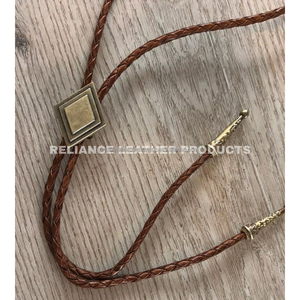 Wholesale 3mm Dark Brown Jewelry <b>Braided</b> Leather <b>Cord</b> Bolo Round <b>Braided</b> Leather <b>Cord</b> Bulk Supplier - Product Image 1