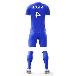 Conception d'uniformes de sport pour club, maillots à manches courtes personnalisables, fabricant d'uniformes d'équipe, kits d'uniformes de football d'été imprimés - Product Image 6