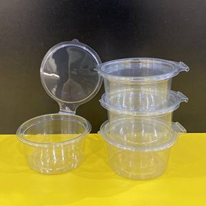 Nouveau design 2026 – Gobelets à sauce en plastique PET 60 ml (2 oz) à prix fabricant, jetables avec couvercle articulé pour emporter - Product Image 3