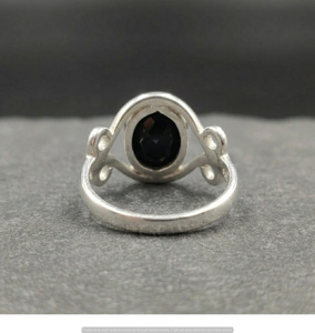Handmade 925 Sterling Silver Rose Gold Plated Black Onyx Gemstone 10x12mm Oval Shape Bezel Setting Christian Fashion <b>Finger</b> <b>Ring</b> - Product Image 3