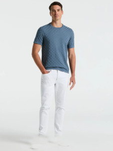 Camiseta de Verano Transpirable y Fresca con Diseño de Logotipo Personalizado OEM, Top de Manga Corta Tejido de Seda Helada con Cuello Redondo - Product Image 1