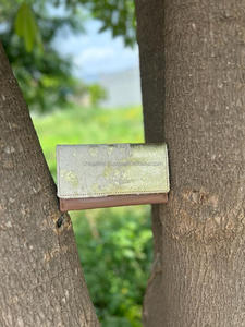 กระเป๋าคลัทช์หนังแท้สำหรับผู้หญิง, กระเป๋าหนังแท้พิมพ์ลายสัตว์มีสไตล์หลากสีสัน - Product Image 2