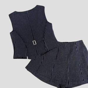 Conjunto de falda larga informal de 2 piezas para mujer, tejido sólido, embalaje personalizado, fabricante de Vietnam, precio de fábrica, tela Natural OEM - Product Image 1