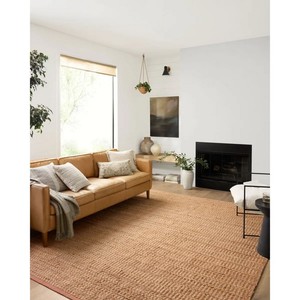 Alfombra de Yute Trenzado Rectangular de Color Beige Natural, de Pelo Corto, Estilo Escandinavo, para Sala de Estar, Ecológica, Fácil de Limpiar - Product Image 1