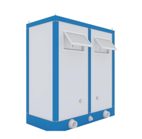 Unité combinée de douche et toilettes modulaire préfabriquée intégrée et portable pour événements extérieurs et hébergement temporaire dans les camps miniers