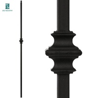 Rampes et mains courantes d'escalier en fer forgé pour l'intérieur et l'extérieur Balustres et balustrades d'escalier en métal pour balustrade de balcon/terrasse