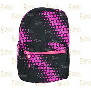 Large-Capacity Casual Lightweight Double Shoulder Straps <b>Backpack</b> Breathable Durable Polyester with Zipper Closure - Product Image 4