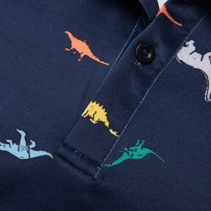 Polo pour homme imprimé sur toute la surface, motif abstrait multicolore, manches courtes, respirant, décontracté, été, golf, tennis, vêtements de sport - Product Image 6