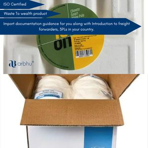 Bandeja para Comida 4CP de Fibra de Caña de Azúcar Gruesa, Resistente al Aceite, Compostable, Vajilla Desechable Sostenible, Recipiente a Base de Plantas - Product Image 4