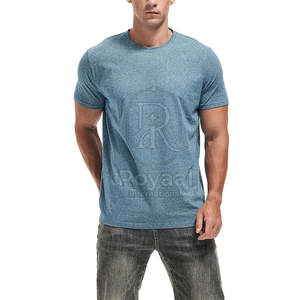 Camiseta de Última Moda con Diseño Nuevo, 100% Algodón, Efecto Desgastado por el Sol, Estilo Urbano, Logotipo Impreso Personalizado, Corte Holgado, para Hombre - Product Image 4