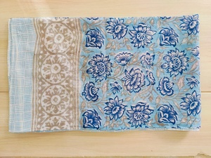 Beach Cover Up Shawls Women's Clothing Boho Stoles Gift For Her Pure Cotton Block Print <b>Scarf</b> <b>Indian</b> Traditional <b>Scarves</b> Sarong - Product Image 3