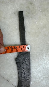 Cuchillo de caza personalizado con hoja de acero de Damasco hecha a mano, espiga completa, mango de madera OEM, grado industrial, Pasha Enterprises - Product Image 3