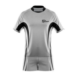 Tenue de rugby personnalisable avec logo imprimé pour clubs universitaires, événements sportifs, ensemble d'entraînement léger - Product Image 1