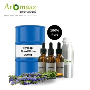 Hydrolat d'hysope naturel 100% pur biologique, eau florale distillée à la vapeur, matière première cosmétique en gros - Product Image 5
