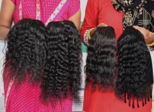 Extensions de cheveux humains vierges bruts indiens bouclés et crépus, 100 % non traités, en trame, vente en gros - Product Image 3