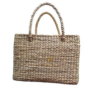 Sac tissé à la main en jacinthe d'eau, sac fourre-tout moyen pour tous les jours - Product Image 4