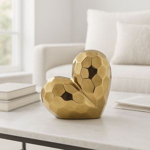 Luxury Handmade Metal <b>Heart</b> Table Centerpiece For Elegant Wedding Decor And Romantic Dining Table Accent - Product Image 2