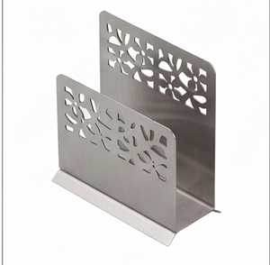Porta Servilletas de Acero Inoxidable de Diseño, Soporte Premium Perfecto para Utensilios de Cocina y Uso en Mostradores de Restaurantes - Product Image 1
