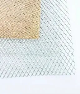 Malla metálica expandida de aluminio con orificios de diamante para seguridad, rollo de malla metálica expandida de aluminio con orificios de diamante para seguridad - Product Image 2
