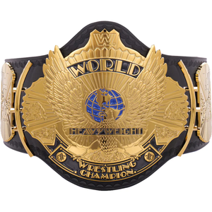 Cinturón de Campeonato Mundial de Lucha Libre Clásico con Alas de Águila Doradas, Placas Metálicas de 2MM, Proveedor OEM, Equipo de Artes Marciales - Product Image 1