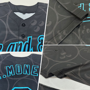 Custom Camouflage Baseball Jersey Sublimated Print Teamname 00 Unisex Adult Short Sleeve Breathable Polyester Uniform - Product Image 5