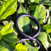 Fer forgé personnalisé, forgeron, Viking, nordique, croix de traîne, pendentif, bijoux, fer, acier, histoire, païen, collier
