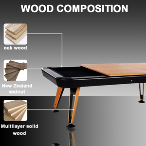 <span class=keywords><strong>Mesa</strong></span> <span class=keywords><strong>de</strong></span> <span class=keywords><strong>Billar</strong></span> Profesional <span class=keywords><strong>de</strong></span> Lujo <span class=keywords><strong>de</strong></span> 7, 8 y 9 pies, Diseño <span class=keywords><strong>3</strong></span> <span class=keywords><strong>en</strong></span> 1, para Comedor, Sala <span class=keywords><strong>de</strong></span> Juegos, Club y Bar - Product Image 3