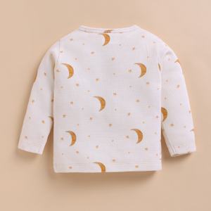 Haut kimono en bambou biologique de qualité supérieure avec pantalon à chevilles repliables - Tiny Twinkle - Product Image 3