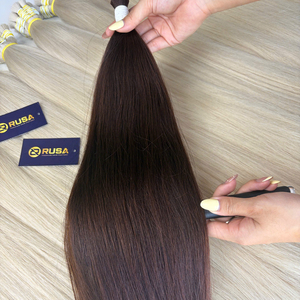 Extensions de cheveux naturels vierges vietnamiens Rusa, en vrac, pointes pleines, doux, soyeux, lisses, mèches à trame unique, toutes couleurs - Product Image 2