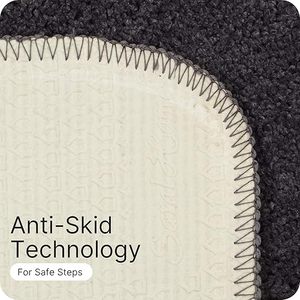 Tapis de bain antidérapant absorbant l'eau, couleur unie, simplicité moderne, personnalisé, pour cuisine et salle de bain - Product Image 2