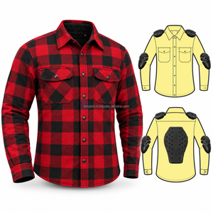 Motorbike <b>Flannel</b> Shirt With Kevlar Lining Durable Construction And Comfortable Fit Designed For Riding & Everyday Outdoor Wear - Product Image 1