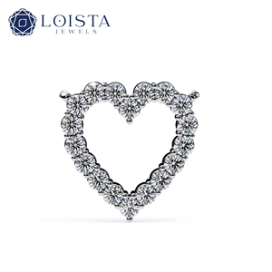Collier pendentif en diamant de laboratoire de luxe avec certification IGI pour femmes - Product Image 1