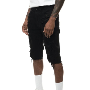 High Quality Breathable Light Wash <b>Men</b> Denim Shorts Casual Summer Running Training Wear New Arrival 2026 - Product Image 3