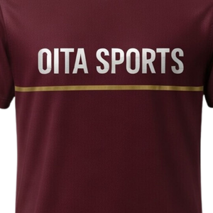 T-shirt de sport en polyester pour homme, couleur bordeaux, pour le hockey, entraînement, uniforme d'équipe, tenue de match en extérieur, vêtements de sport décontractés - Product Image 3