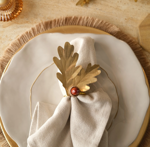 แหวนรองผ้าเช็ดปากทองเหลืองทันสมัย ราคาดีที่สุด เป็นมิตรกับสิ่งแวดล้อม เหมาะสำหรับงานปาร์ตี้ คริสต์มาส ที่ใส่ผ้าเช็ดปากทองเหลือง - Product Image 1