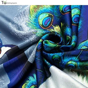 Écharpe en soie pour femme de qualité supérieure, vêtement de mode, légère, élégante, 100% soie, écharpe pour femme - Product Image 2