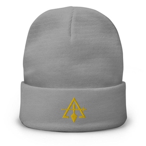 Gorro Unisex Council - Gorro de Punto Acrílico con Bordado Dorado - Product Image 4