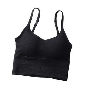 Sports Fitness <b>Bra</b> For Women Front Design Adjustable Straps Yoga Wear Breathable Wireless Support High <b>Stretch</b> Activewear Top - Product Image 6