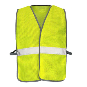 Custom High Quality Unisex Safety <b>Vest</b> Polyester Reflective Custom Size Breathable Hi Visibility Work-wear Road Safety <b>Vest</b> - Product Image 1