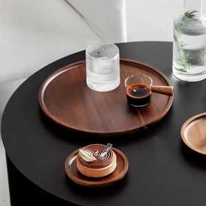 Handcrafted Acacia Hardwood Wooden Charger <b>Plates</b>-Modern Design Shape Eco-Friendly Business Gift Dinnerware for Parties - Product Image 3
