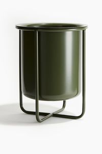 Linea Exports Inc Modern Style Gold Plated Metal Planter Stand Indoor Outdoor Flower Pots Planters Home Decorative Garden Unique - Product Image 2