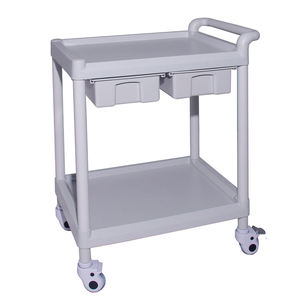 MN-201C Medical Utility Trolley mit Rechts schieber und 2 Schubladen & Silent Wheels - Product Image 1