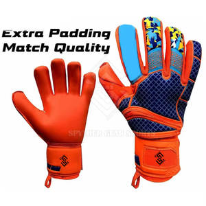 Gants de gardien de but en latex durable antidérapants avec protection supplémentaire de la paume, fabriqués sur mesure avec impression de logo personnalisé - Product Image 4