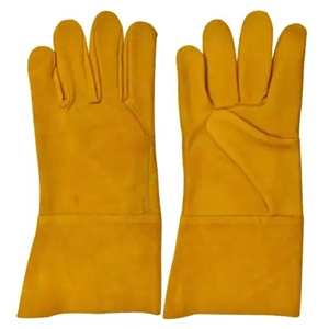 Gants de sécurité industriels de qualité supérieure, résistants, en cuir de vachette grainé, pour le soudage TIG, avec capacités de lutte contre les incendies - Product Image 1