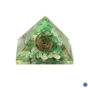หินอเวนจูรีนพลอยสีเขียวเหมาะสำหรับงานหัตถกรรมหินกึ่งมีค่าทรงพีระมิดขนาดเล็กขายส่ง - Product Image 6